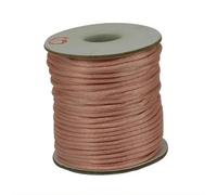 Braided Nylon Drawable Chinese Knot Nylon Cotton Cord Thread String DIY Beading Tassels Braided Bracelet Jewelry Making Multiple Sizes Multicolor Pack Of 3(17,2mm About 35m)