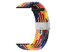 Braided Nylon Watch Bands with Elastic Buckle for Garmin Fenix 7 7X 6 6X Pro 5X 5 3Hr 945 S60 S62 Quickfit Release Strap Nylon Straps/B/Quickfit 22Mm