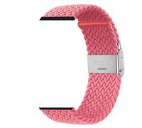 Braided Nylon Watch Bands with Elastic Buckle for Garmin Fenix 7 7X 6 6X Pro 5X 5 3Hr 945 S60 S62 Quickfit Release Strap Nylon Straps/Pink/Quickfit 26Mm
