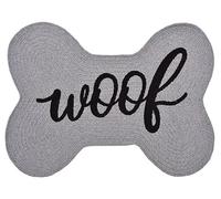 Braided Pet Bowl Mat Collection 100% Cotton, 15x23, Sit-Stay-Eat