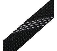 Braided Sleeve PET Braid Sleeves, Thickness 10mm Expandable High Density Cable Sheath, 1-50m Long Wrap Protector For Wires 1pc(Black Silver,10 Meters)