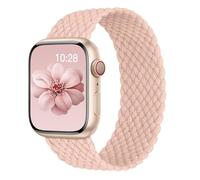 Braided Solo Loop Band for Apple Watch Strap 40 mm 41 mm 38 mm 45 mm 44 mm Ultra 49 mm 42 mm Men / Women, Stretchy Nylon Adjustable Elastic Strap for Apple Band iWatch Series 8 7 6 5 4 3 2 SE, 38mm