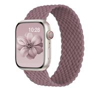 Braided Solo Loop for Apple Watch Band 40mm 42mm 41mm 38mm 44mm 46mm 45mm Ultra/3 2 49mm Men/Women,Stretchy Nylon Sport wristband Strap for iWatch Bands Series 11/10/9/8/7/6 5/4/3/SE 40 44 42 45 46 mm