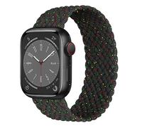 Braided Solo Loop for Apple Watch Band 40mm 42mm 41mm 38mm 44mm 46mm 45mm Ultra/3 2 49mm Men/Women,Stretchy Nylon Sport wristband Strap for iWatch Bands Series 11/10/9/8/7/6 5/4/3/SE 40 44 42 45 46 mm