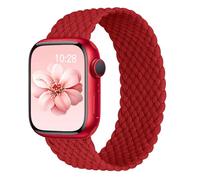 Braided Solo Loop for Apple Watch Band 40mm 42mm 41mm 38mm 44mm 46mm 45mm Ultra/3 2 49mm Men/Women,Stretchy Nylon Sport wristband Strap for iWatch Bands Series 11/10/9/8/7/6 5/4/3/SE 40 44 42 45 46 mm