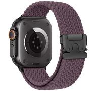 Braided Solo Loop for Apple Watch Ultra/2 Bands 49mm 46mm 45mm 44mm 42mm Men/Women,Parachute Buckle Stretchy Elastic Nylon Sport Strap Wristband for iWatch Bands Series 10 9 8 7 6 5 4 3 SE/2