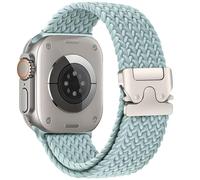 Braided Solo Loop for Apple Watch Ultra/2 Bands 49mm 46mm 45mm 44mm 42mm Men/Women,Parachute Buckle Stretchy Elastic Nylon Sport Strap Wristband for iWatch Bands Series 10 9 8 7 6 5 4 3 SE/2