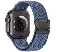 Braided Solo Loop for Apple Watch Ultra/2 Bands 49mm 46mm 45mm 44mm 42mm Men/Women,Parachute Buckle Stretchy Elastic Nylon Sport Strap Wristband for iWatch Bands Series 10 9 8 7 6 5 4 3 SE/2