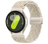 Braided Strap for Samsung Galaxy Watch 7 FE 6 5 4 44mm 40mm / 6 Classic Elastic Strap 47mm 43mm /4 Classic 42mm 46mm /5 pro 45mm /Active 2, 20mm Stretchy Nylon Sport Band for Women Men