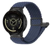 Braided Stretchy 18mm Watch Band Compatible with Garmin Vivoactive 4S/Vivoactive 3S/Venu 4 41mm/Venu 3S/2S Band, Soft Nylon Magnetic Sport Bands for Garmin Forerunner 255S/265S Strap Women Men