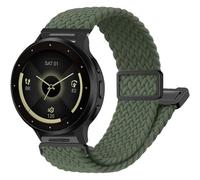 Braided Stretchy 22mm Band Compatible With Garmin Forerunner 265/255/Vivoactive 4/Venu 3/2/Venu 4 45mm Band,Soft Nylon Magnetic Sport Bands for Galaxy Watch 3 45mm/for Amazfit Helio/Bip 6/5/Balance 2