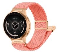 Braided Stretchy 22mm Band Compatible With Garmin Forerunner 265/255/Vivoactive 4/Venu 3/2/Venu 4 45mm Band,Soft Nylon Magnetic Sport Bands for Galaxy Watch 3 45mm/for Amazfit Helio/Bip 6/5/Balance 2