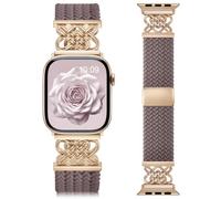 Braided Stretchy Band for Apple Watch Bands for Women,Celtic Love Knot