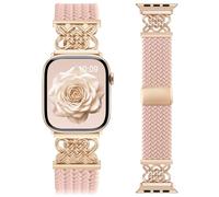 Braided Stretchy Band for Apple Watch Bands for Women,Celtic Love Knot