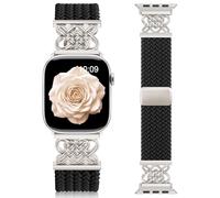 Braided Stretchy Band for Apple Watch Bands for Women,Celtic Love Knot