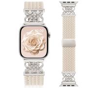Braided Stretchy Band for Apple Watch Bands for Women,Celtic Love Knot