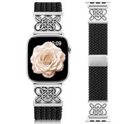 Braided Stretchy Band for Apple Watch Bands for Women,Celtic Love Knot