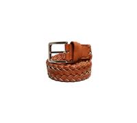Urban Classics Braided Synthetic Leather Belt, Lightbrown, L/XL