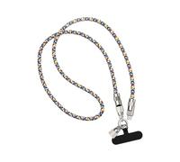 Braided USB C Phone Lanyard Cable 60W Fast Charging Loss Resistant Design with 360 Rotating Snapping Hook for Secure Device Attachment Braided Phone Lanyard USB C Cable Travel Friendly Phone Tethers