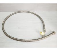 Braided Washing Machine Hose with Elbow Stainless Steel 5' 1.5M