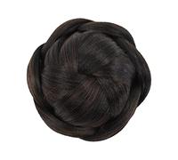 Braided Wigs Donut Hair Bun, Braided Hair Bun Hair Piece with Built-in Combs, Wedding Girls For Women Hairdos Party Dancing
