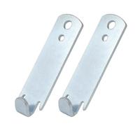 Braided Wire Fence Tools - 2X T Post Clips, Steel Wire Twister | Twist Device Rust Resistant Steel Construction Wires for Fencing, Gardens