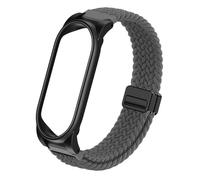 Braided Wristband Compatible with Plaud NotePin AI Voice Recorder,Breathable Soft Wearable Strap with Magnetic Buckle and PC Case,Adjustable Lightweight Band,Note Ai Voice Recorder Accessories,Grey