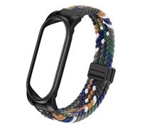 Braided Wristband Compatible with Plaud NotePin AI Voice Recorder,Breathable Soft Wearable Strap with Magnetic Buckle and PC Case,Adjustable Lightweight Band,Note Ai Voice Recorder Accessories,Camo