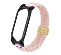 Braided Wristband Compatible with Plaud NotePin AI Voice Recorder,Breathable Soft Wearable Strap with Magnetic Buckle and PC Case,Adjustable Lightweight Band,Note Ai Voice Recorder Accessories,Silt