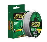 Braideds Fishing Wire - Pe Strong Line, Portable Fishing Cord | 328ft Abrasion Resistant Thread With High Tensile Strength, Saltwater Wire For Carp, Bass, Trout, Long Casting And Trolling