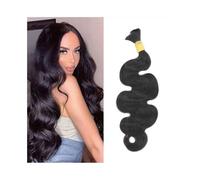Braiding Hair Brazilian Body Wave Bulk Human Hair for Braiding Natural Color No Weft Remy Hair Extension Hair for Braiding(16 Inch)