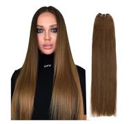 Braiding Hair Brazilian Straight Hair Weave Bundles 14"-28" Hight Ratio Remy Hair Extensions 100g/pc Hair Extensions(1Pcs/Lot,P27/613_28INCHES)