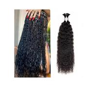 Braiding Hair, Human Braiding Hair Bundles - Boho Wet & Wavy Curly No Weft Hair Extensions(26inch)
