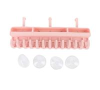 Braiding Hair Rack Silicone Hanging Wig Stand with 13 Hooks Suction Cup Wall Mounted Hair Extension Holder for Styling Organizing Wigs at Home or Salon