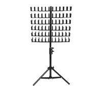 Braiding Hair Rack with 144 Pegs Divider Double Sided Stand for Hairstylists