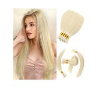 Braids hairstyle Light Blonde Human Braiding Hair Bulk No Weft Extensions 100G Remy Straight Bundles Extensions(26 Inch)