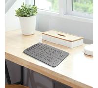 Braille Alphabet Board for Beginners - Raised Dot Tactile Learning Aid with Letters Numbers Punctuation Made of Tough Aluminum 7.25 X 4.7 Inches Silver
