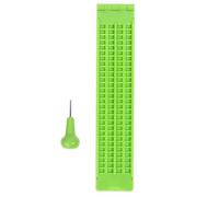 Braille, Braille Slate and 4 Lines 28 Cells Writer Portable Typewriter Printer for Blind School Learning Writing, Typewriter