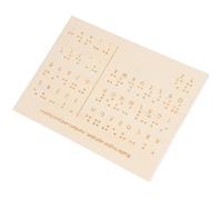 Braille Letter Board Inclusion Day Tribute for Blind People Learning