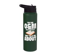 Braille Mobility Instructor Told You O&M Instructor Stainless Steel Insulated Water Bottle