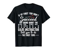 Braille O&M Succeed Orientation & Mobility Instructor T-Shirt