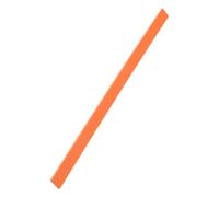 Braille Ruler for Learning, Orange Pp Tactile Measuring Tool