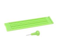 Braille Slates and Styluses Set, Braille Fingerboard Writing Blind Learning Tool for Blind and Visually Impaired Blinds Slates
