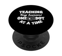 Braille Teacher Blind Awareness Humans One Dot At A Time PopSockets Adhesive PopGrip