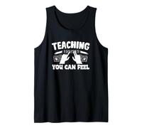 Braille Teacher Blind Awareness Teaching You Can Feel Tank Top