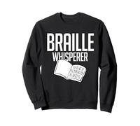 Braille Teacher & Braille School For Blindness Awareness Sweatshirt