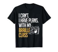Braille Teacher & Braille School for Blindness Awareness T-Shirt