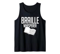 Braille Teacher & Braille School for Blindness Awareness Tank Top