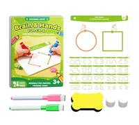 Brain Activation Exercises For Kids, 20 Pieces Brain Games For Kids, Brains Gym Vex, Occupational Games Tools, Brain-Development Training Cards, Educational Worksheets For Parent-Child Interaction