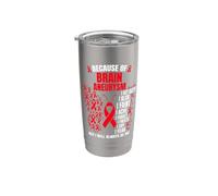 Brain Aneurysm Awareness Survivor Stainless Steel Insulated Tumbler